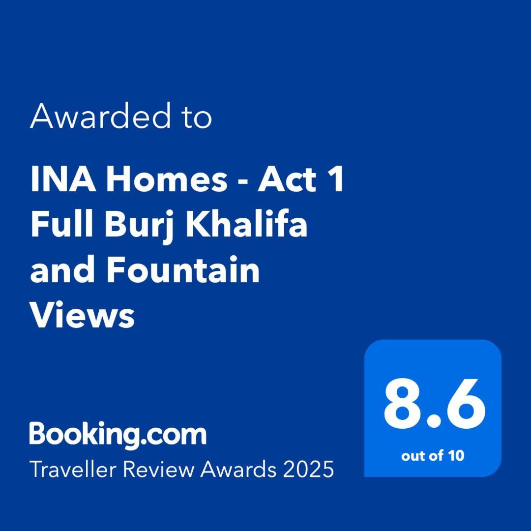 Ina Homes - Act 1 Full Burj Khalifa And Fountain Views دبي المظهر الخارجي الصورة